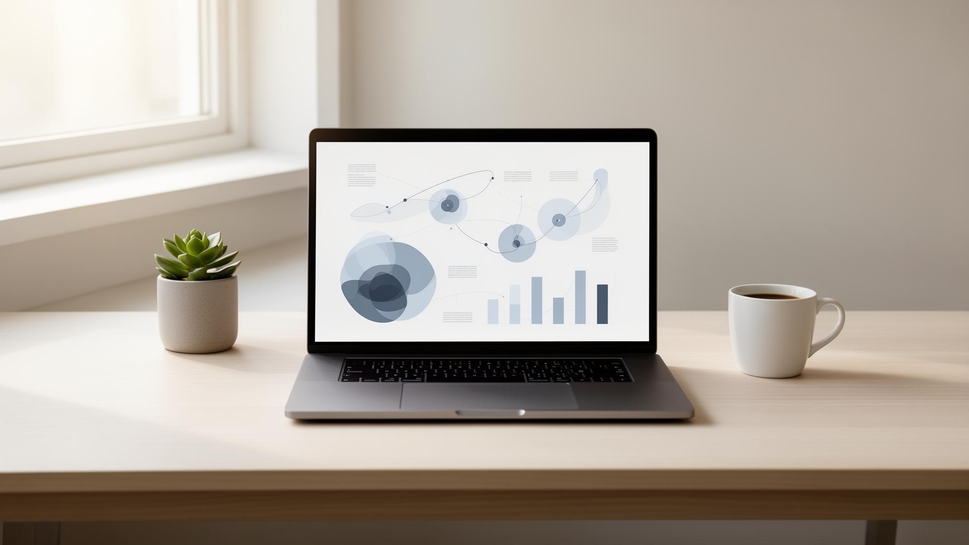 Personalized homebuying report on a laptop